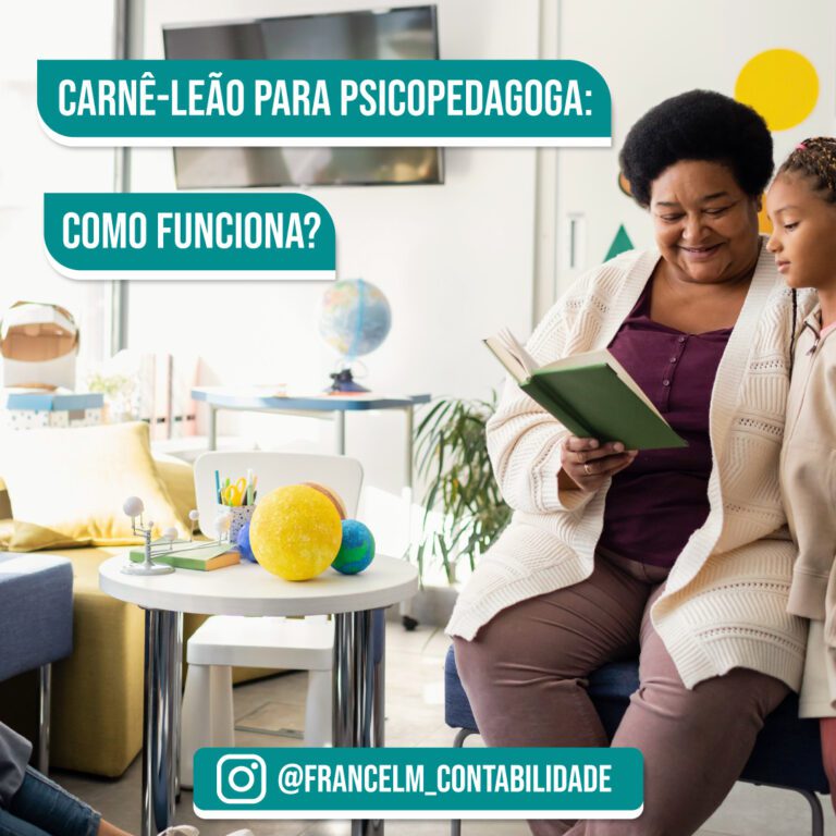 Carnê-leão para psicopedagoga: Como funciona?