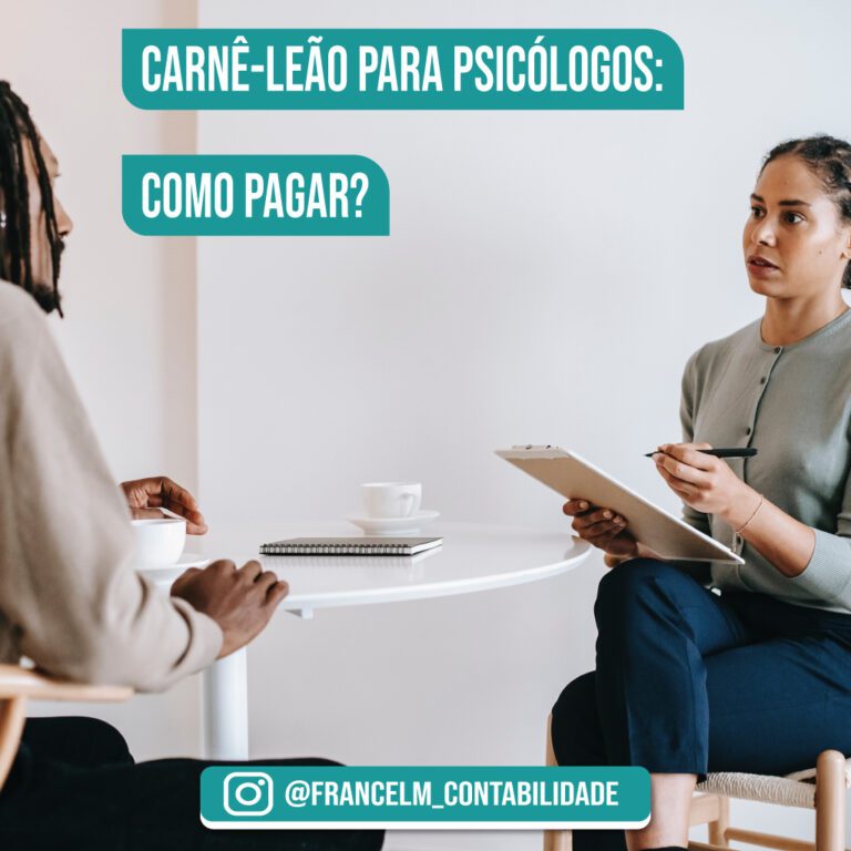 Carnê-leão para psicólogos: Como pagar?