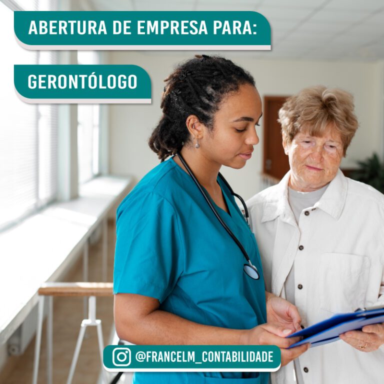 Abertura de empresa (CNPJ) Para Gerontólogo: Como abrir?