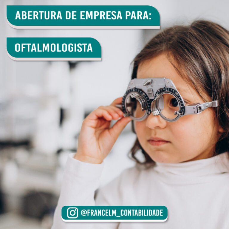 Abertura de empresa (CNPJ) Para Médico Oftalmologista: Como formalizar?