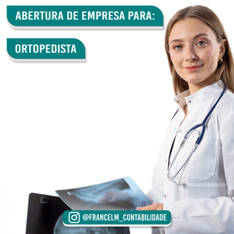 Abertura de empresa (CNPJ) Para Médico Ortopedista: Como legalizar?